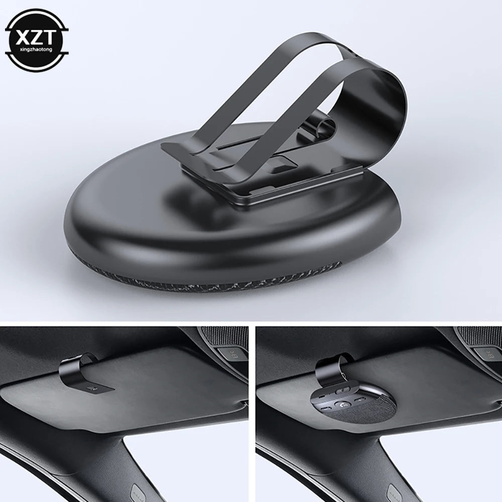 Car Bluetooth-Compatible V5.0 Wireless Vehicle Car Speakers Compatible Hands-free Car Kit BT MP3 Speaker Sun Visor Car Accessory