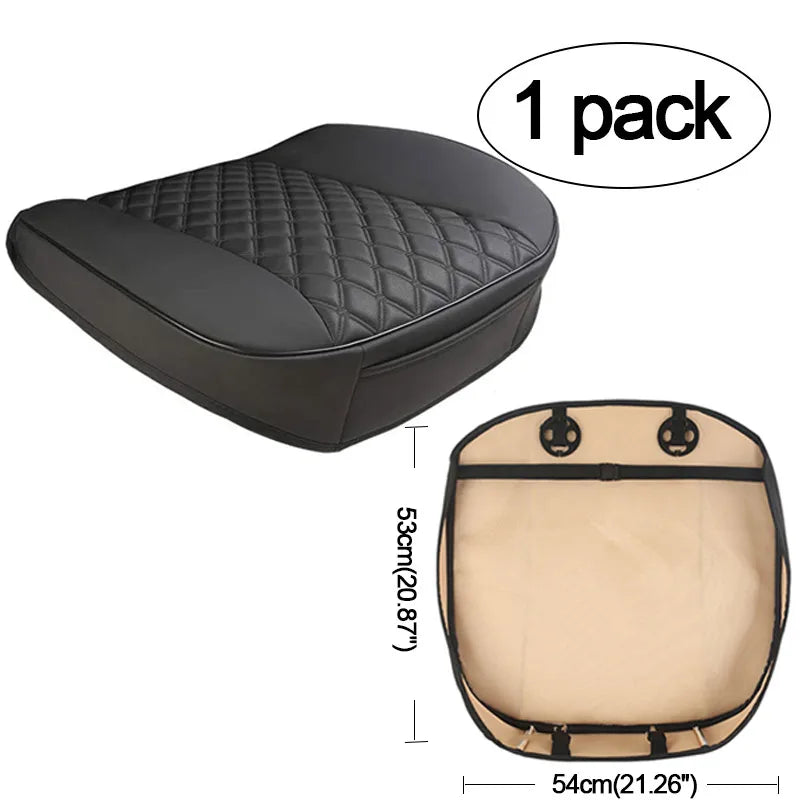 Four Seasons Universal Car Seat Cover Luxury PU Leather Car Seat-cover Cushion Protector Mat For Most Car Sedan SUV&Hatchback