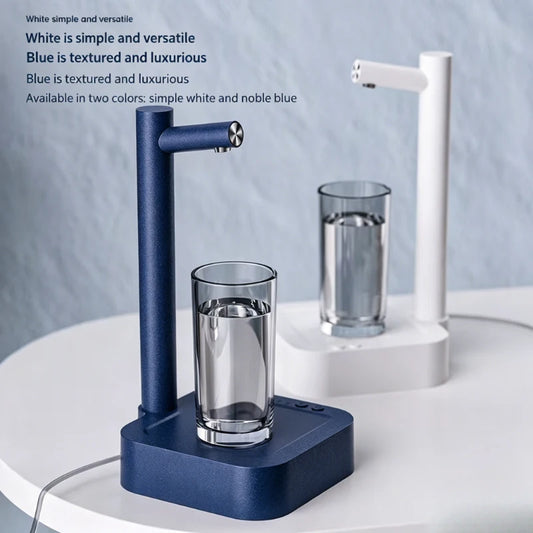 Smart Electric Desktop Water Pump Dispenser, Auto Water Absorption Barreled Water Purifier, Portable Tea Water Machine for House