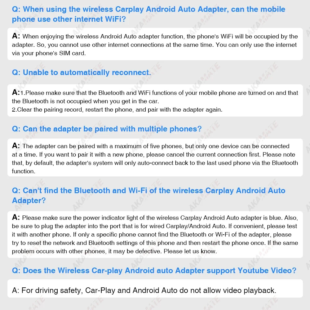 Wireless CarPlay Android Auto 2 in 1 Adapter AI Smart Box Dongle for Wired CarPlay Car Intelligent System Plug Play 5GHz WiFi