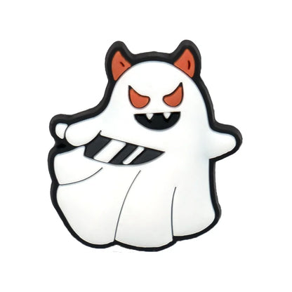 1/40pcs Halloween Shoe Charms Ghost Pumpkin Shoe Decorations Accessories Funny Sandals Pins Gifts for Women Kids Clog Buckles