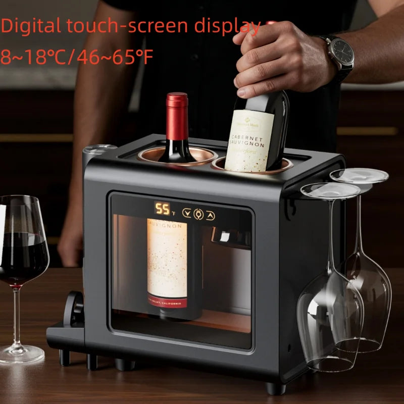 Constant Mini Electric Wine Chiller Semiconductor Cooling  All-in-1 Set Bottle Cooler
