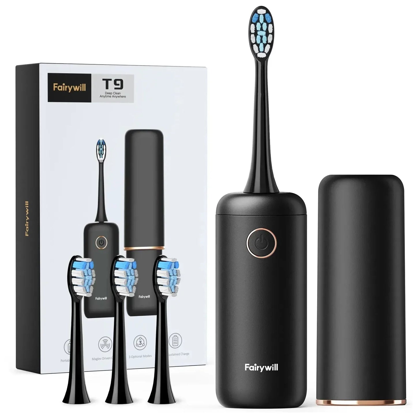 Fairywill P11 T9 P80 Electric Toothbrush Heads