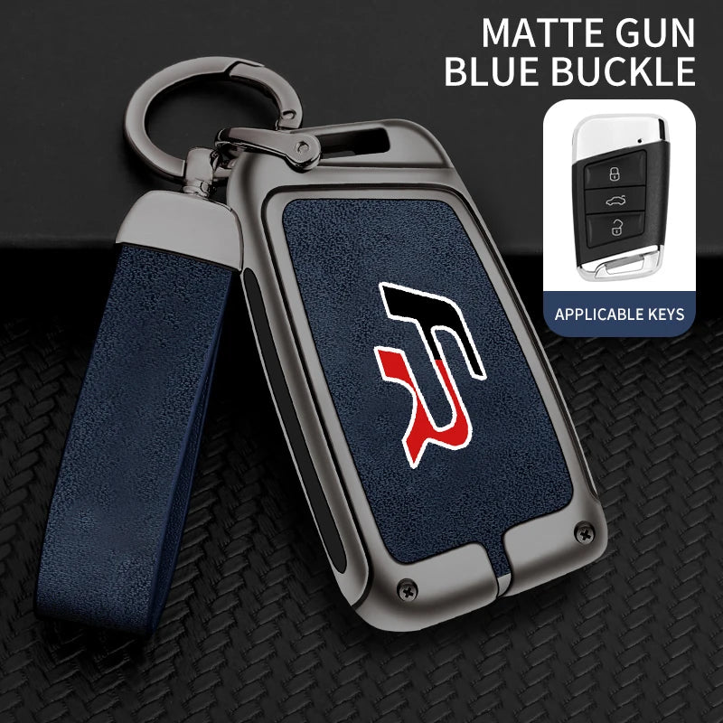 Suitable for Seat Ateca Leon FR 2 Ibiza zinc alloy car key cover high-end genuine leather car key case buckle auto accessories