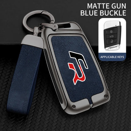 Suitable for Seat Ateca Leon FR 2 Ibiza zinc alloy car key cover high-end genuine leather car key case buckle auto accessories