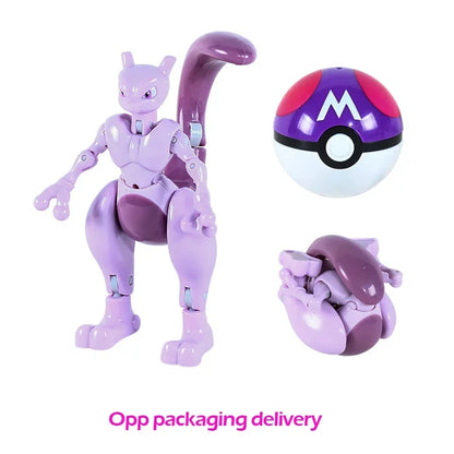 Pokemon Pokeball Figure Pikachu Dragonite Lapras Psyduck Mewtwo Gyarados Solgaleo Lunala Eevee Poke Ball Toy Kids Birthday Gift