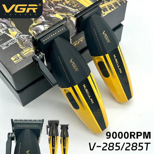 VGR Hair Trimmer Professional Hair Cutting Machine Electric Clippers Cordless Barber Haircut Rechargeable Trimmer for Men V-285