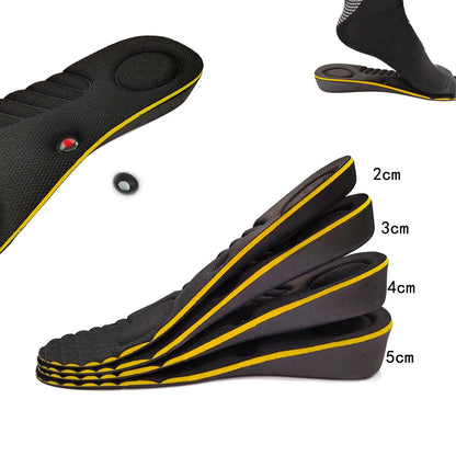 Insoles for Height Increase, Soft Elastic Shoe Inserts for Sports