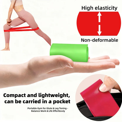 202420-Resistance Loop Band - Exercise Warm-Up, Glute Toning, Elastic Pull Band for Squats & Booty Lifting