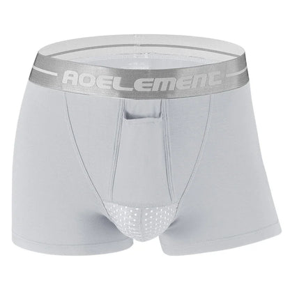5pcs Men's spermatic cord bullet separation underwear scrotal episcular vein underpants ice silk pouch varicose men's boxers