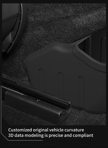 For Tesla Model 3 Highland 2025 Rear Seat Storage Box Below The Rear Air Outlet Rear Seat Organizer Tray Car Accessories 2024