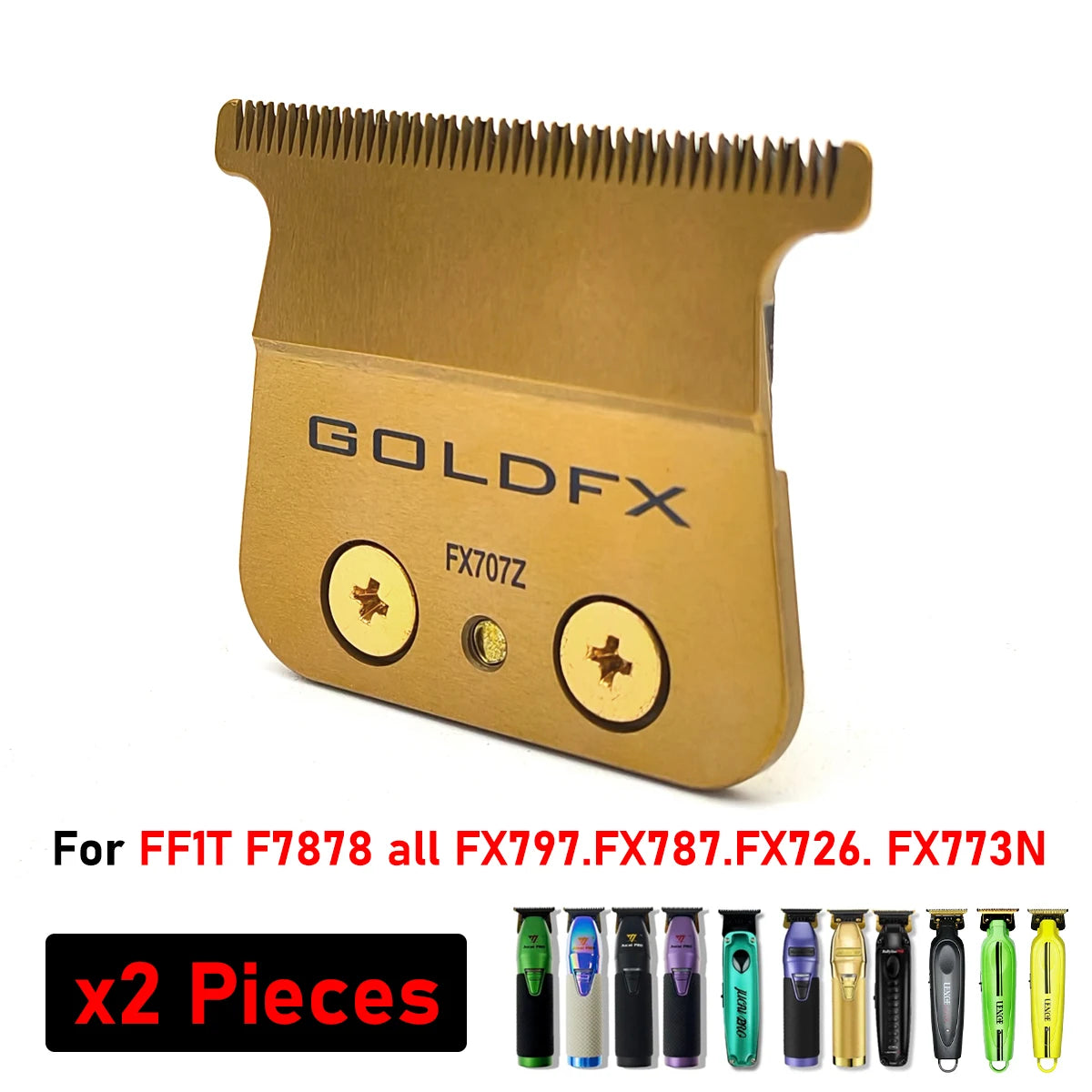 For 707Z Replacement Professional Barber Trimmers DLC Blade Carbon Steel Knife Head Barbershop