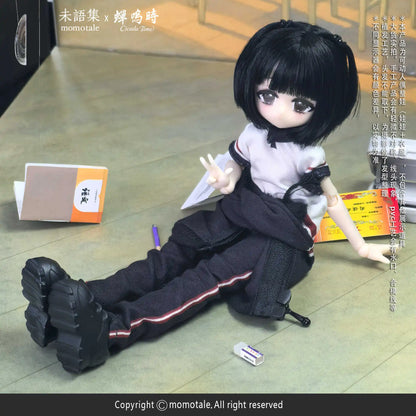 Authentic 1/8 Mjd Momotale Rabbit Tea Party Spring Lily Of The Valley Whispers Series Kawaii Style Diy Mjd Collectible Toys
