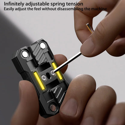 Luminous Push Slider Adult EDC Gadgets Metal Fidget Toy Anti Stress Hand Spinner Autism Anxiety ADHD Stress Relief Funny Gifts