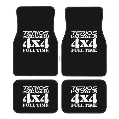 Custom Daihatsu Terios Print Car Floor Mats Carpets Vehicle Front & Rear Foot Mats with Non Slip Backing All Weather for Car SUV
