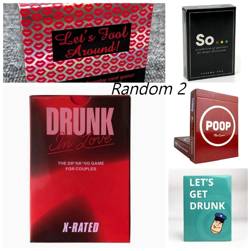 Let's fool around couples interesting English interactive collection game cards