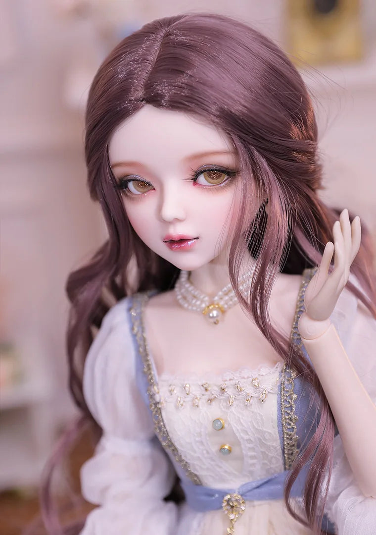 Daphne 1/3 Scale Mjd Ball Jointed Doll Full Set Moveable Two Tone Eyes Vintage Lace Dress Replaceable Outfit Adult Collection
