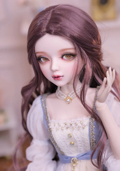 Daphne 1/3 Scale Mjd Ball Jointed Doll Full Set Moveable Two Tone Eyes Vintage Lace Dress Replaceable Outfit Adult Collection