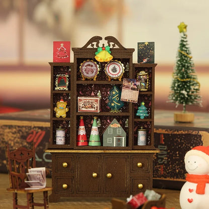 DIY Wooden Christmas Wonderland Cottage Bookend Toy Model Handmade Assembly Kit 3D Puzzle 100-500 Pieces 14 Years & up