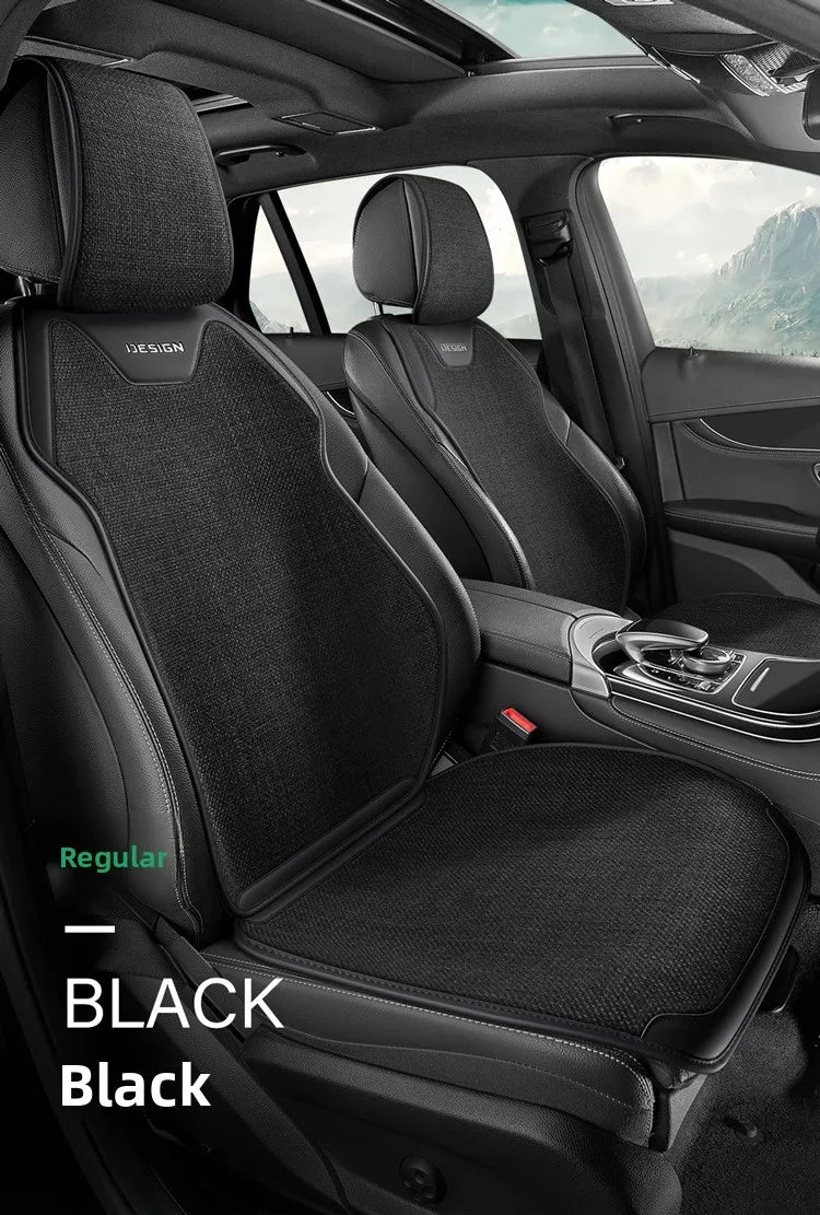 Universal Linen Car Seat Cover Four Season Auto Flax Comfortable Breathable Anti-Slip Covers Cushion SUV Car Seat Protection