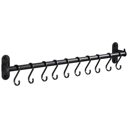 Kitchen Organizer Hooks Wall Hangers Rack Aluminum for Kitchen Utensils Knife Holder Cutting Board Spoon Lid Storage Accessories