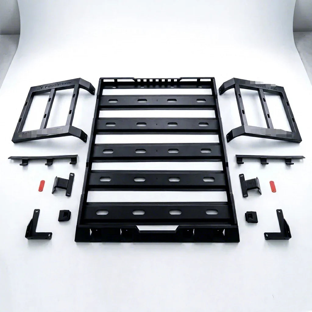 Bestseller 4X4 Car Roof with LED Ladder Lage Rack Mount Kit Cargo Basket for Wrangler JK JKU JL Gladiator