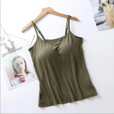 NHKDSASA Seamless Lingerie Women Vest Solid Crop Top Push Up Padded Bralette Woman Vest Basic Comfortable Soft Underwear 4XL