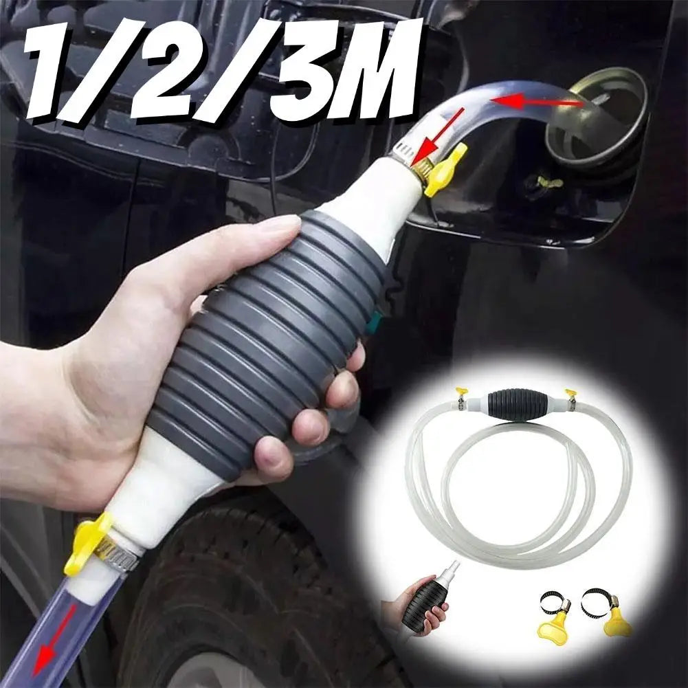 Hand Fuel Pump Car Fuel Tank Sucker Oil Transfer Fuel Pump Petrol Diesel Liquid Manual Pump Syphon Fuel Saver For Gas Gasoline