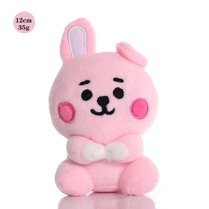 B-T-2-1New Mini Plush Doll Pendant Keychain Plush Toy Bag Accessories Kawaii Anime Cute Cartoon Key Chains Birthday Gifts