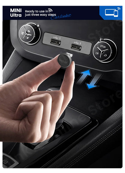 2025 CarlinKit Mini Ultra 3 CarPlay Android auto Wireless Adapter for Car infotainment Upgrade BT 5.4GHz Wifi 5.8GHz OTA Upgrade