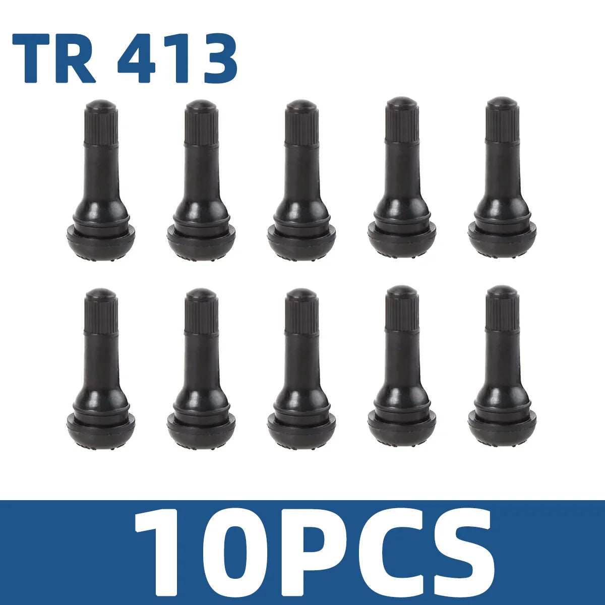4/8/50/100PCS TR413 TR414 Automotive Tire Valve Valve Tubeless Tire Valve Core Vacuum Tire Rubber Valve Core Automotive Parts