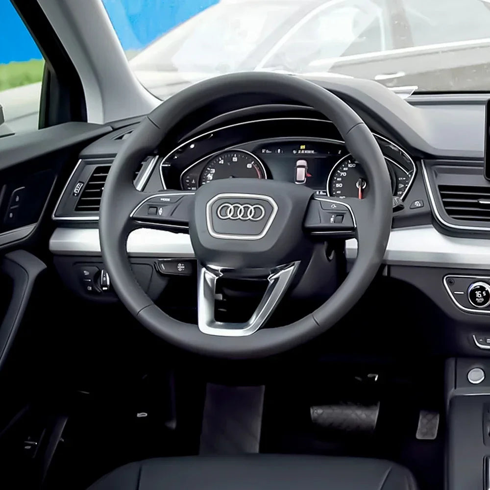 Car Styling Steering Wheel Center Logo Covers Trim Accessorie Fit  AUDI A6L Q7 Q3 Q5 A7 A5 A3 A4L A8L A8 Q5L Q8 A7 Q6 E-TRON SQ5