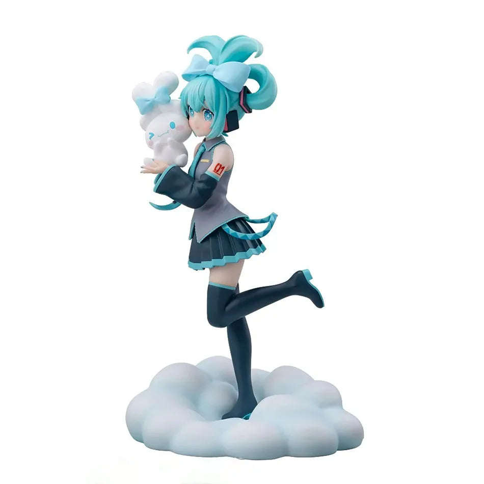 Hot Kawaii Girl Hatsune Miku Anime Figure Fashion Subclture Miku Action Figure Christmas Gift PVC Collection Model Doll Toys