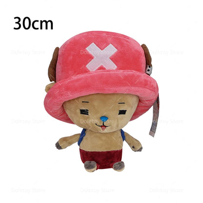 New Original One Piece Plush Luffy Chopper 30cm Cute Face Tony Tony Chopper Stuffed Anime Doll Toy Birthday Gift
