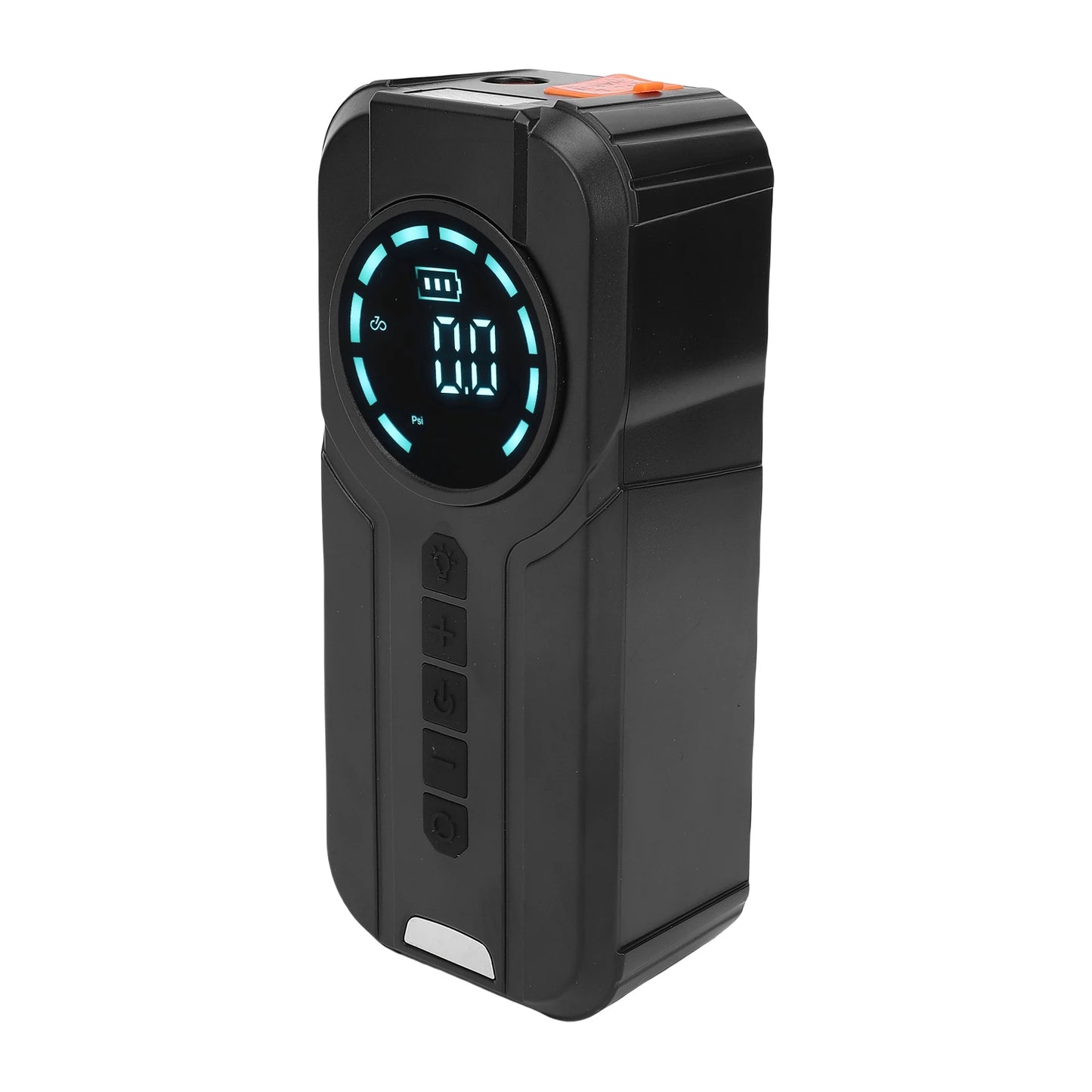 Car Jump Starter Portable Air Compressor 10000mAh with Pressure Display Emergency Lighting Cordless Tire Inflator for Car Bike