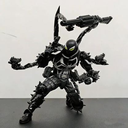 1/12 Marvel Anti-Venom Action Figure Ct Agent Anti-Venom Movable Joints Figure Eugene Thompson Anime Model Collectible Toy Gift