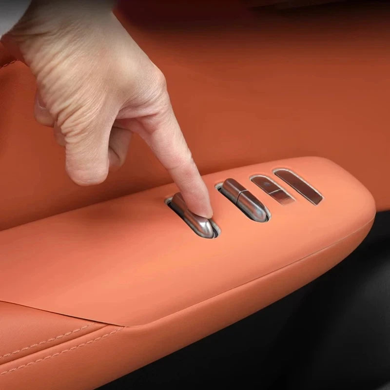 Car Window Control Button Cover Window Switch Panel Trim Sticker  Interior Accessories 2023 2024 2025 for LHD for Deepal S07 S7