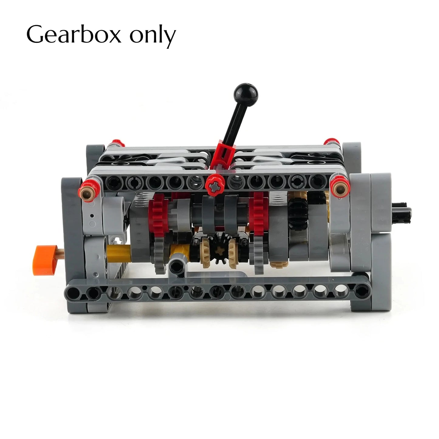 MOC 5 Speed with Reverse Gearbox Technology Modified Parts Building Blocks Transmission Model Kids Education Toy Creative Gift