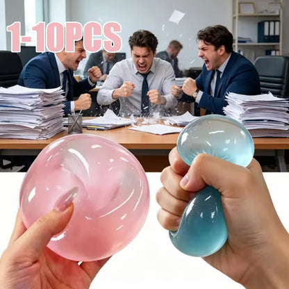 Artisan Coconut Oil Soft Gel Stress Ball Slow Rebound Squishy Toy with Jelly Texture Perfect Decompression Fidget for Adults