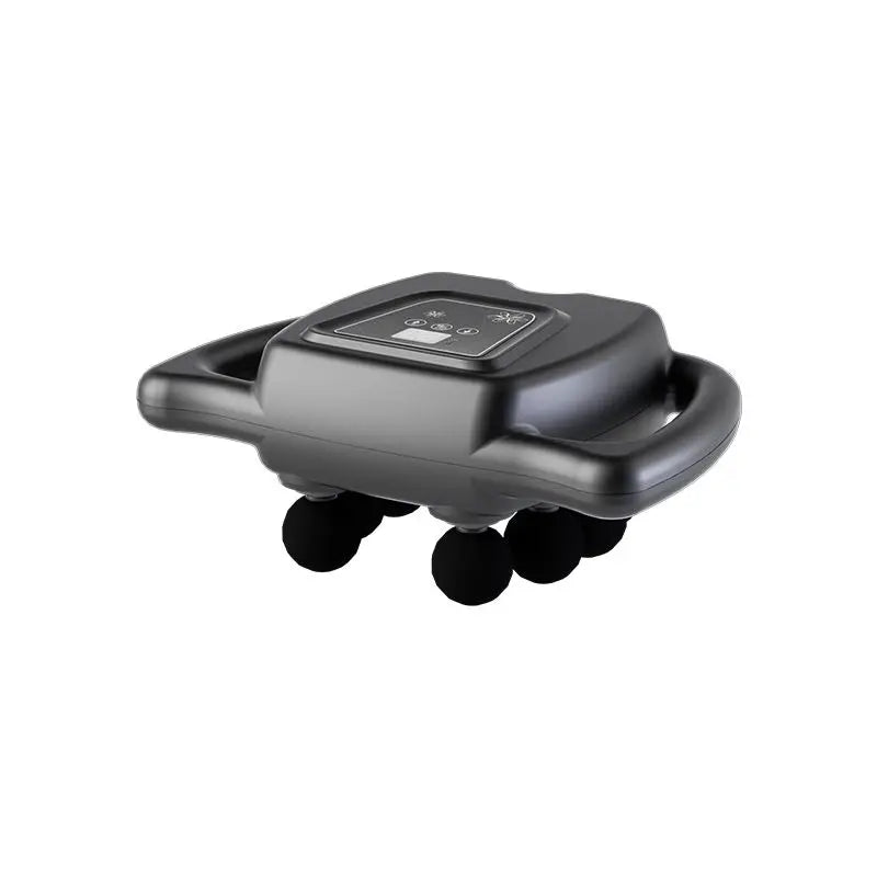 Muscle massager - High-frequency neck, shoulder and waist massager - Professional fascial massager with eight heads