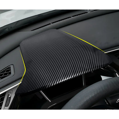 For Honda Civic 10th Gen (2016 -2021) Interior Accessories, Car Center Console Gear Shift Panel , Carbon Fiber ABS Trim Sticker