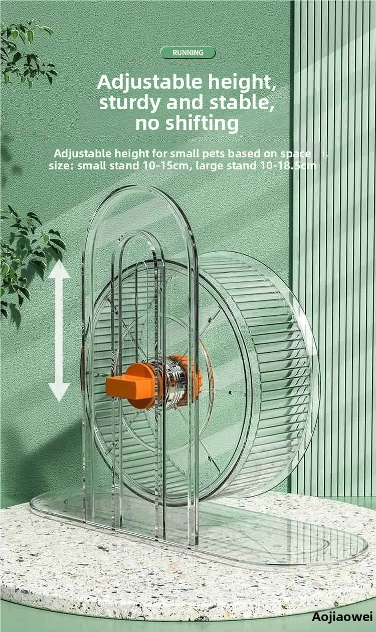 Large Size Silent Running Wheel for Hamster Toy Deprivation Relief Golden Retriever Hamster Cage Supplies Crehensive Infor...
