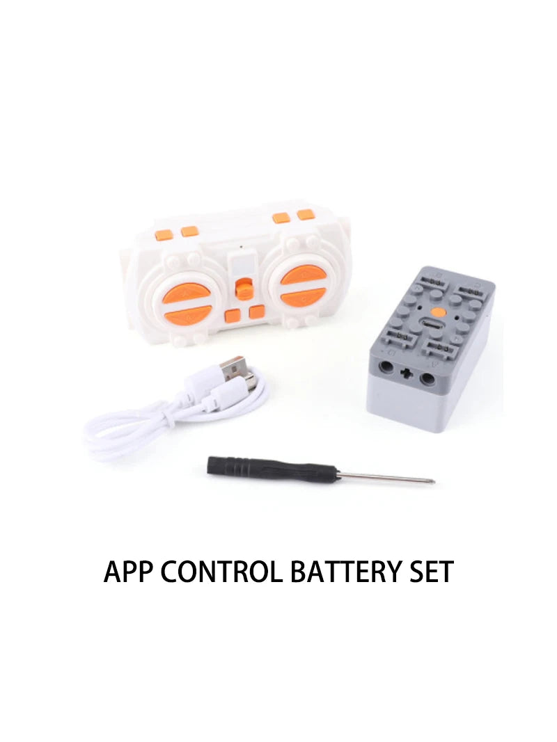 88002 80003 80004 High-Tech Parts MOC Motor Servo Power Functions Motor Multi Tool PF Model Building Blocks Compatible With LEGO
