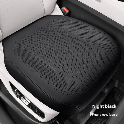 High Quality Nappa Leather Universal Car Seat Full Cover Breathable Luxury SUV Car Protection Perforated Leather Seat Full Cover