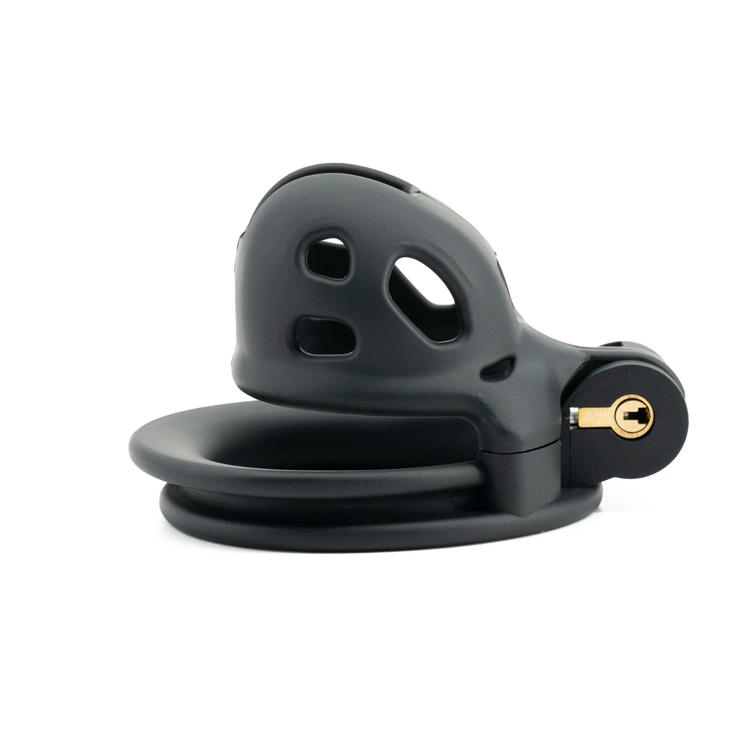 Black Small Short Male Plastic Chastity Lock Slave Cuckold Cock Bondage Cage Adult Sex Toys