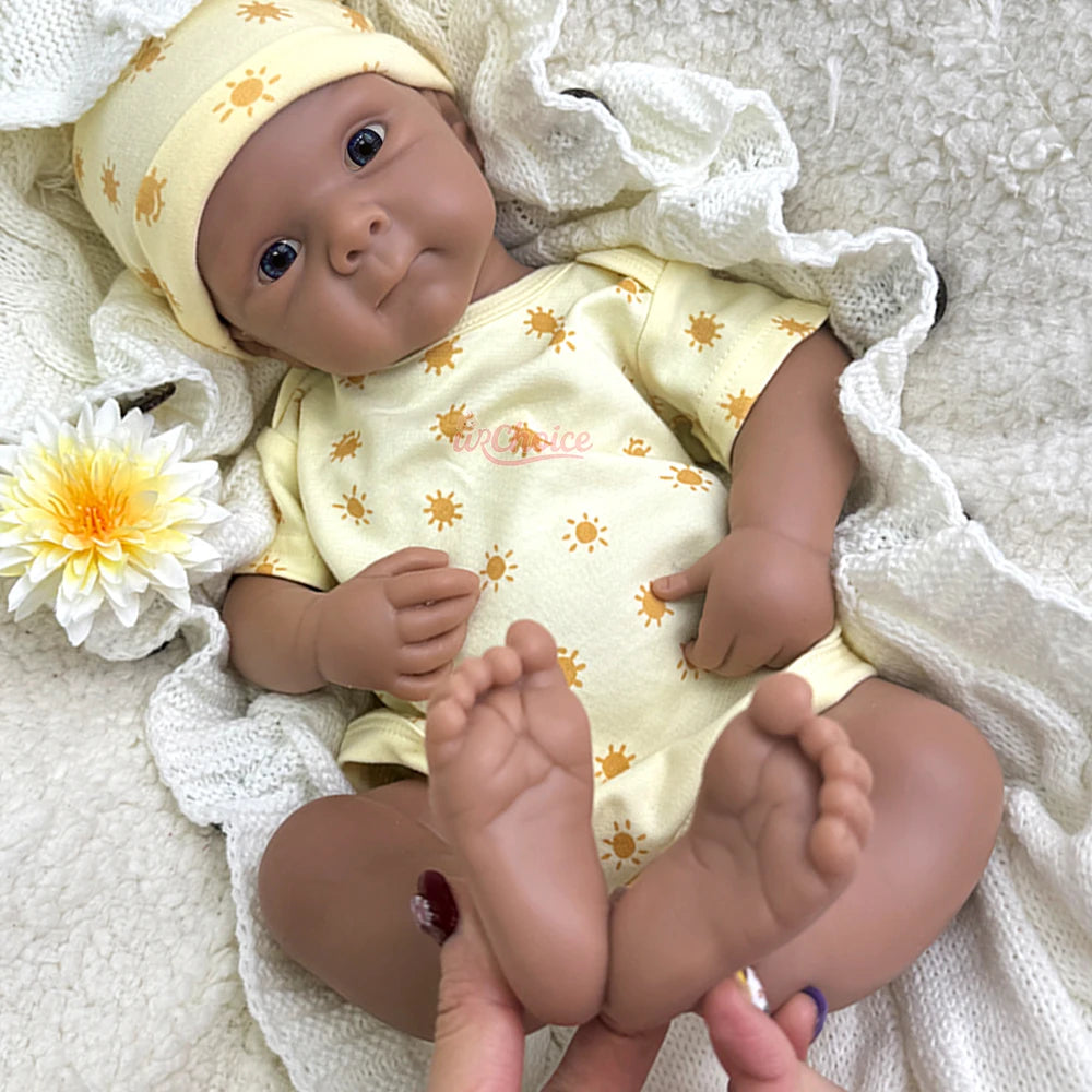 20Inch Open Mouth Bettie Full Soft Silicone Reborn Baby Girl 3D Skin Lifelike Details Doll Emotional Support for Dementia