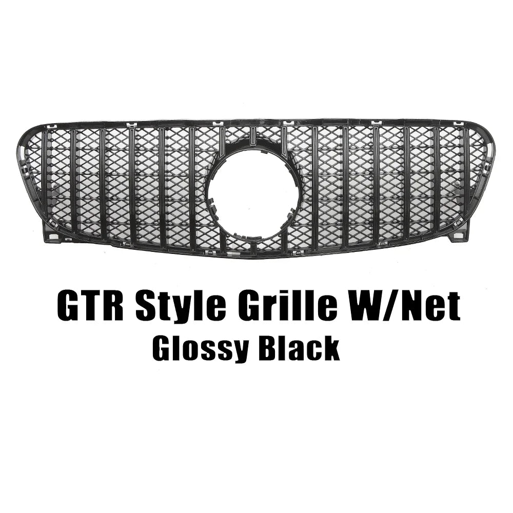 XVIP Chrome Diamonds Style Racing Grille For Mercedes Benz GLA-Class X156 GLA180 GLA200 GLA250 2014-2016 GTR Style Bumper Grille