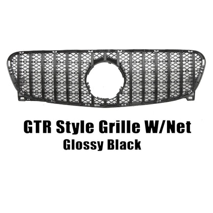 XVIP Chrome Diamonds Style Racing Grille For Mercedes Benz GLA-Class X156 GLA180 GLA200 GLA250 2014-2016 GTR Style Bumper Grille
