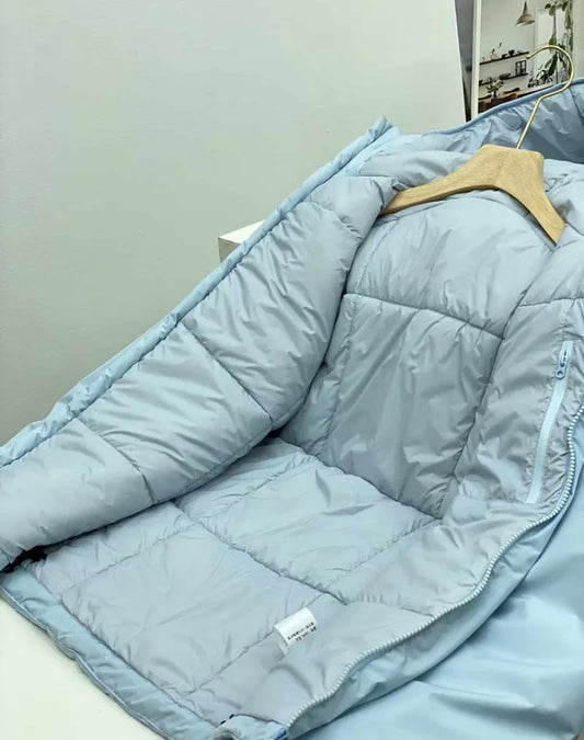 2026 Outdoor, Hiking, Camping, Fishing, Mountain Climbing, Traveling, Three-proof Fabric Warm Hooded Warm Cotton-padded Jacket