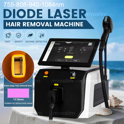 FAC 10Bars Level 2 Laser Permanent Painless Hair Removal Machine 808 4 Wavelength Professional Salon Beauty Equipment CE